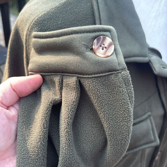 NWT Natural Reflections Fleece shacket - Picture 4 of 14